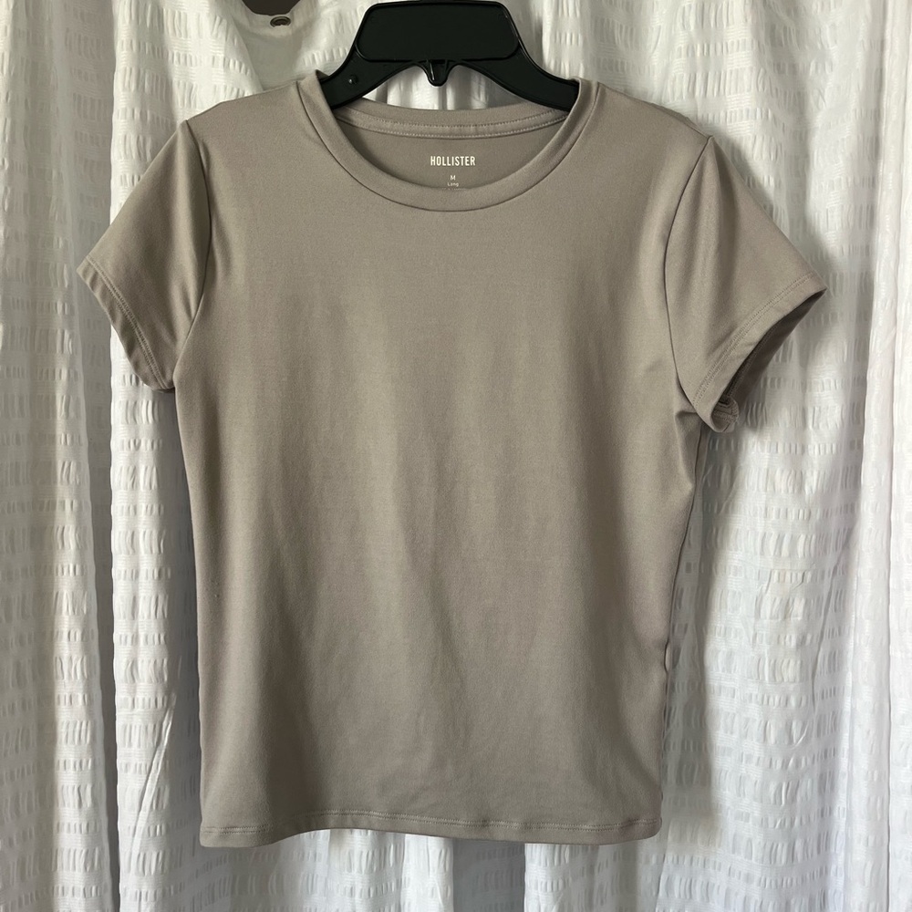 Soft Stretch Seamless Fabric Crew Baby Tee